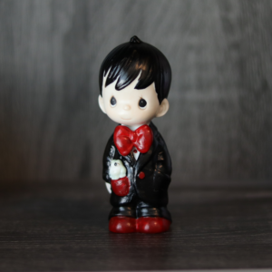 Repainted Precious Moments Doll (an Unprecious Moments Doll)